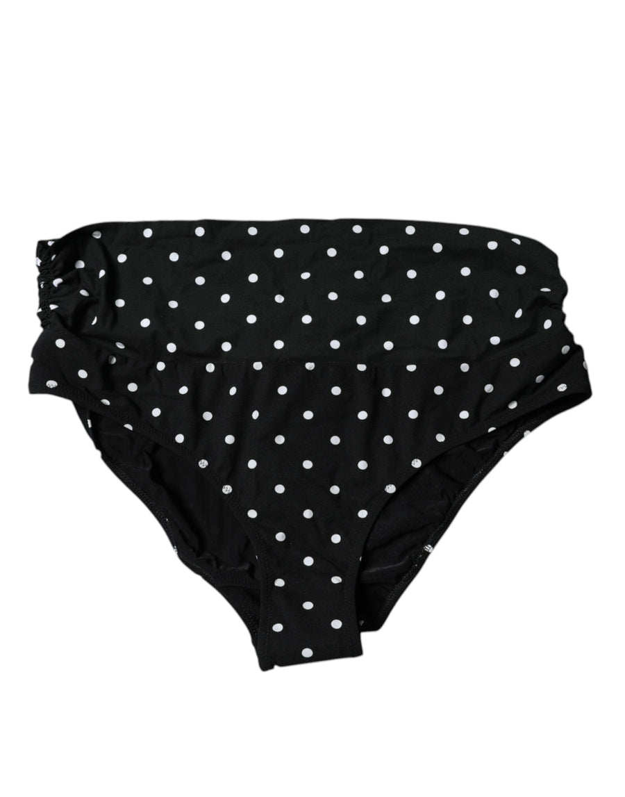 Dolce & Gabbana 75% Nylon bikini bottom in black