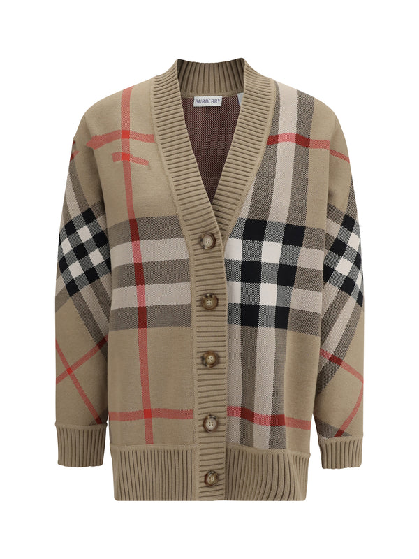Burberry 51% Polyester; 49% Wool Ovis Aries cardigan in beige