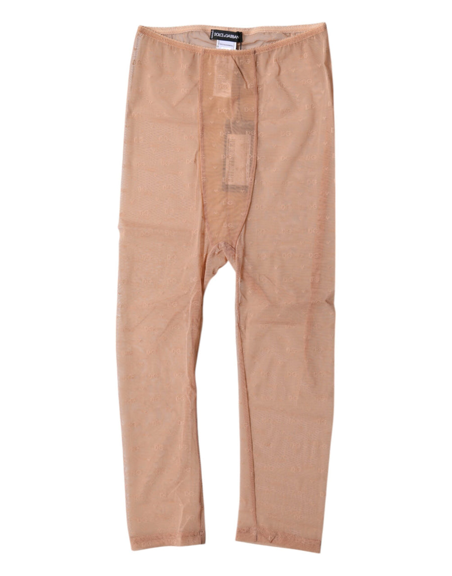Dolce & Gabbana 93% Nylon 7% Elastane bodysuit in brown