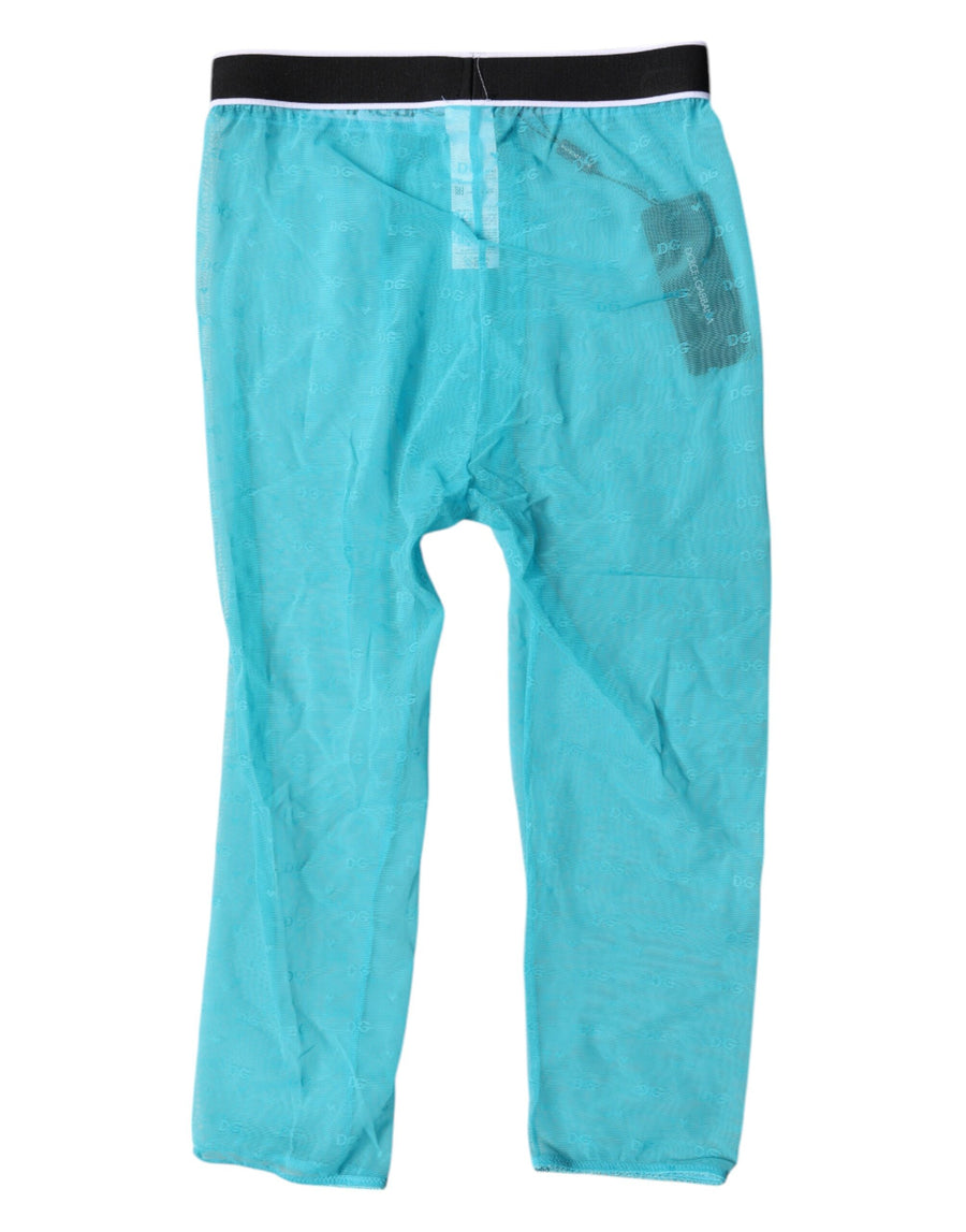 Dolce & Gabbana 92% Nylon 8% Elastane leggings in blue