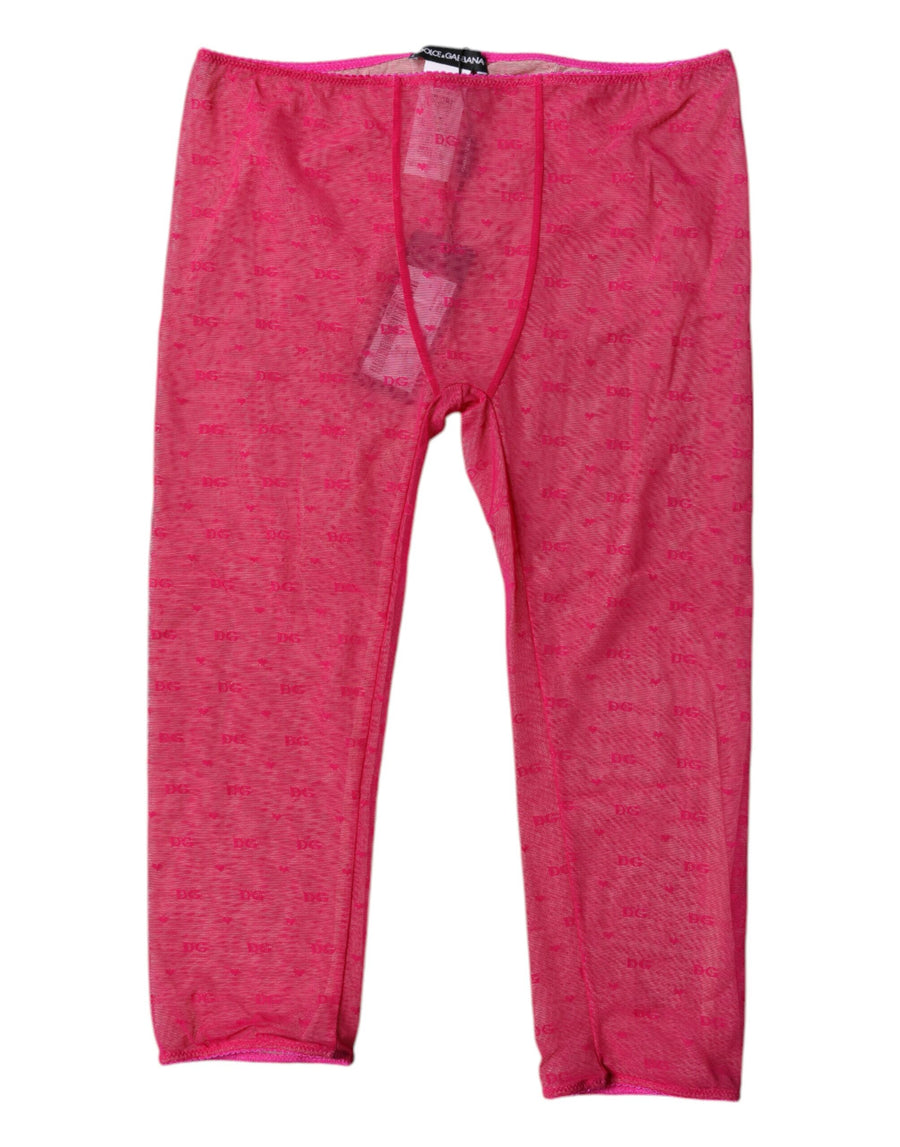 Dolce & Gabbana 93% Nylon bodysuit in pink