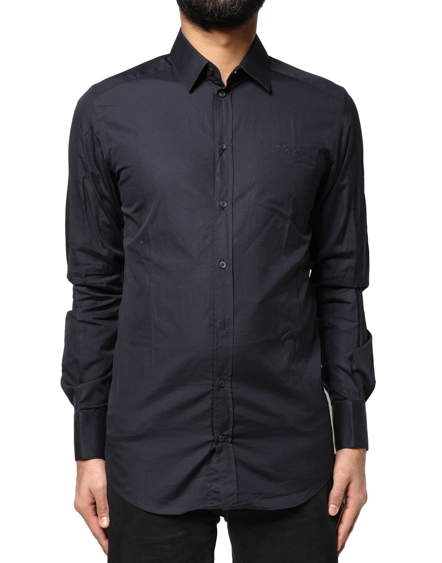 Dolce & Gabbana 100% Cotton shirt in navy