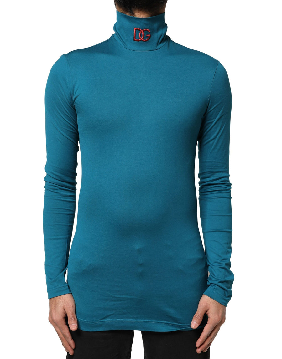 Dolce & Gabbana 100% Cotton sweater in blue