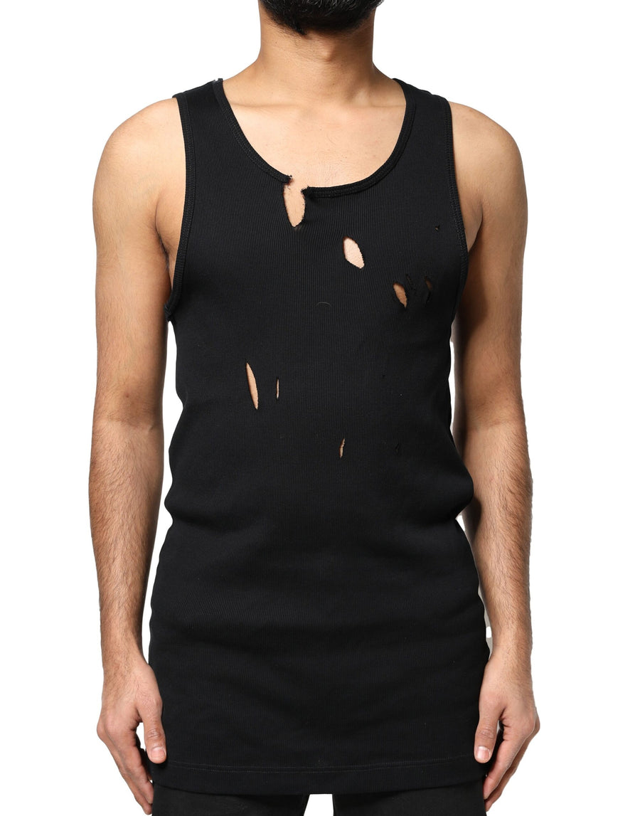 Dolce & Gabbana 100% Cotton tank top in black