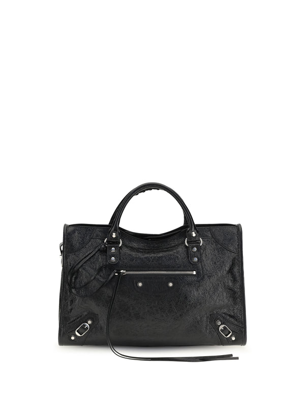Balenciaga 70% Lambskin shoulder bag in black