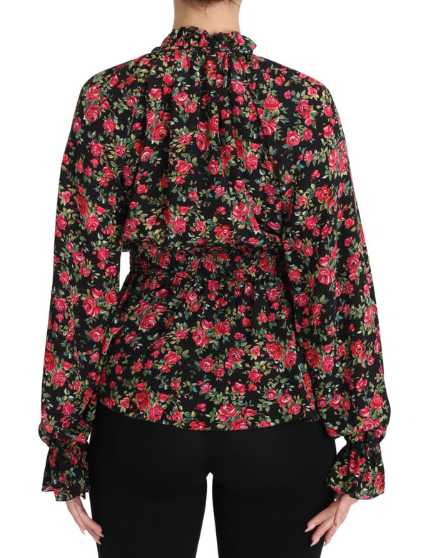 Dolce & Gabbana 100% Silk blouse in black