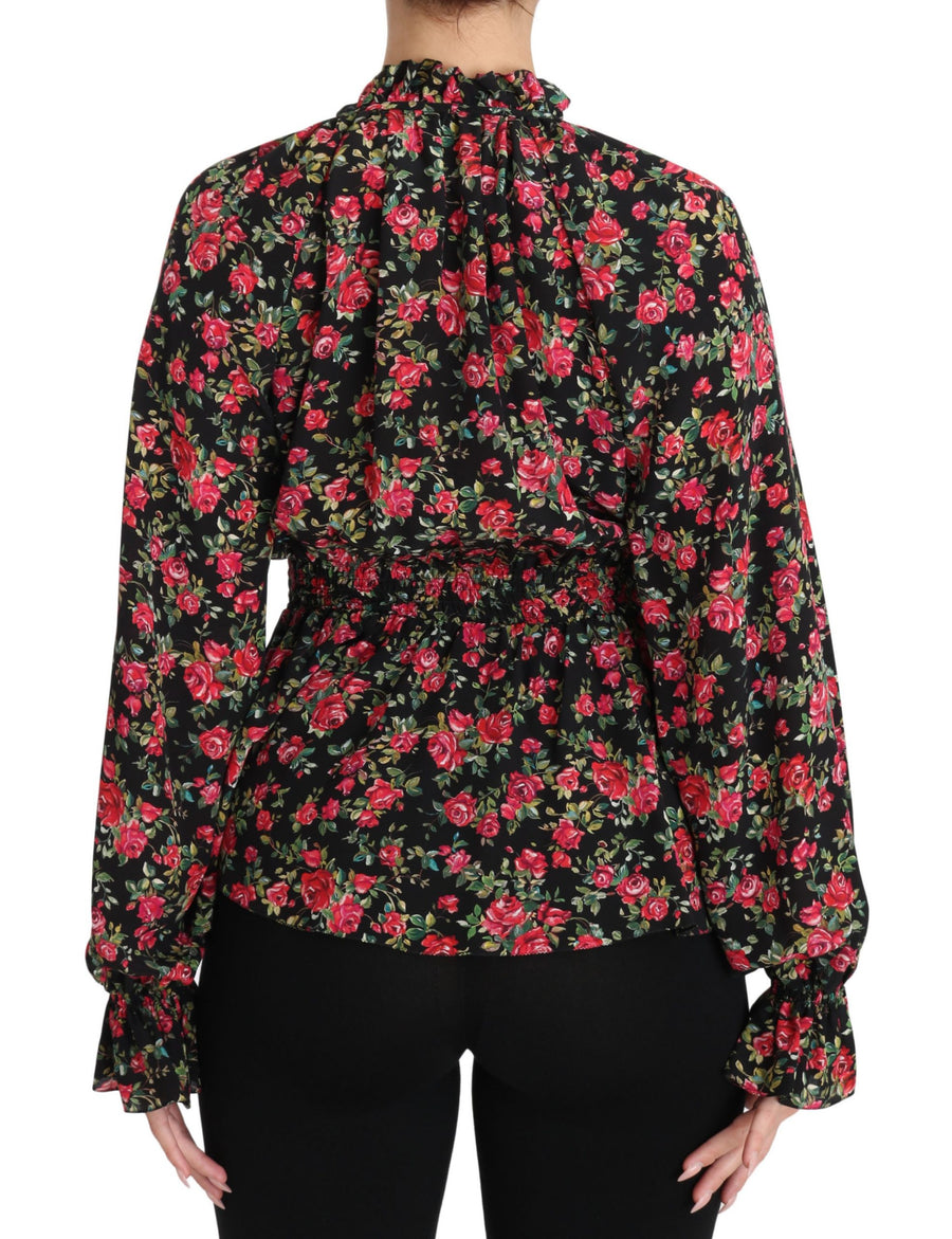 Dolce & Gabbana 100% Silk blouse in black
