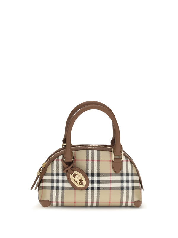 Burberry Canvas top handle bag in beige