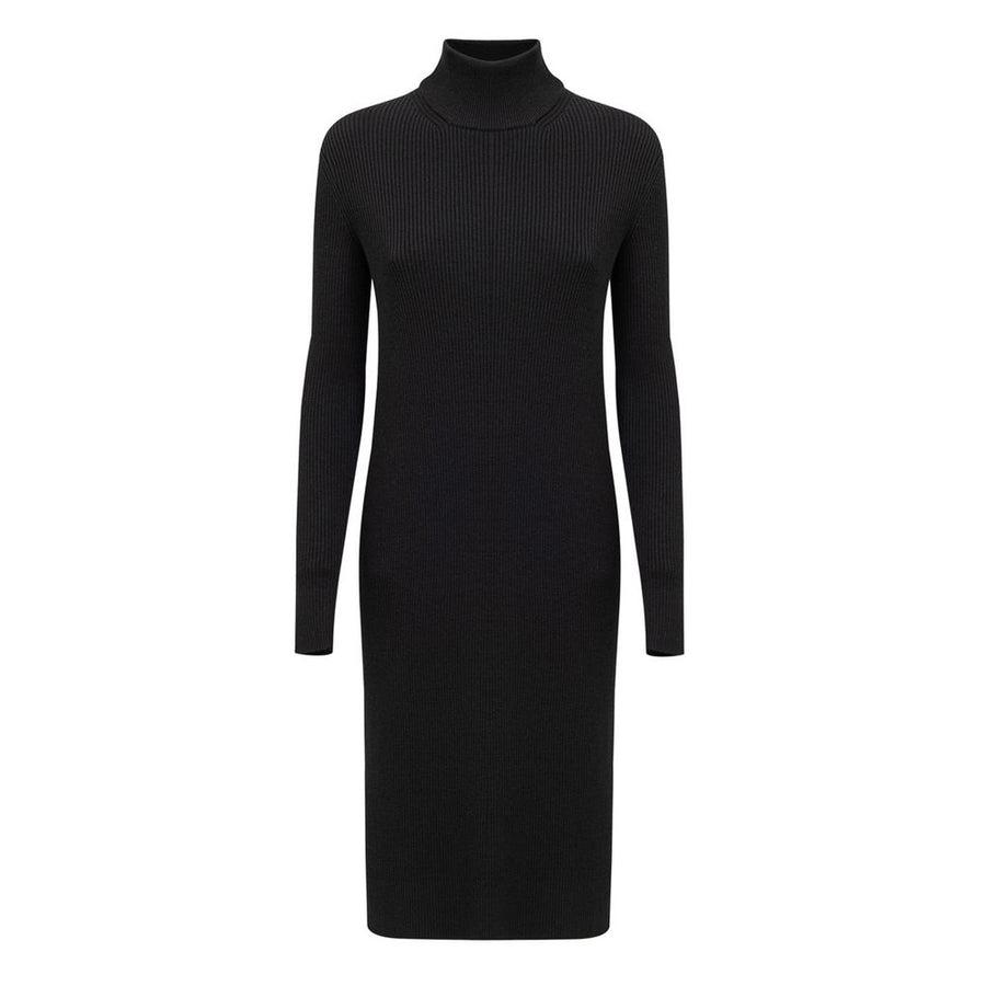 Bottega Veneta 90% Wool sweater dress in black