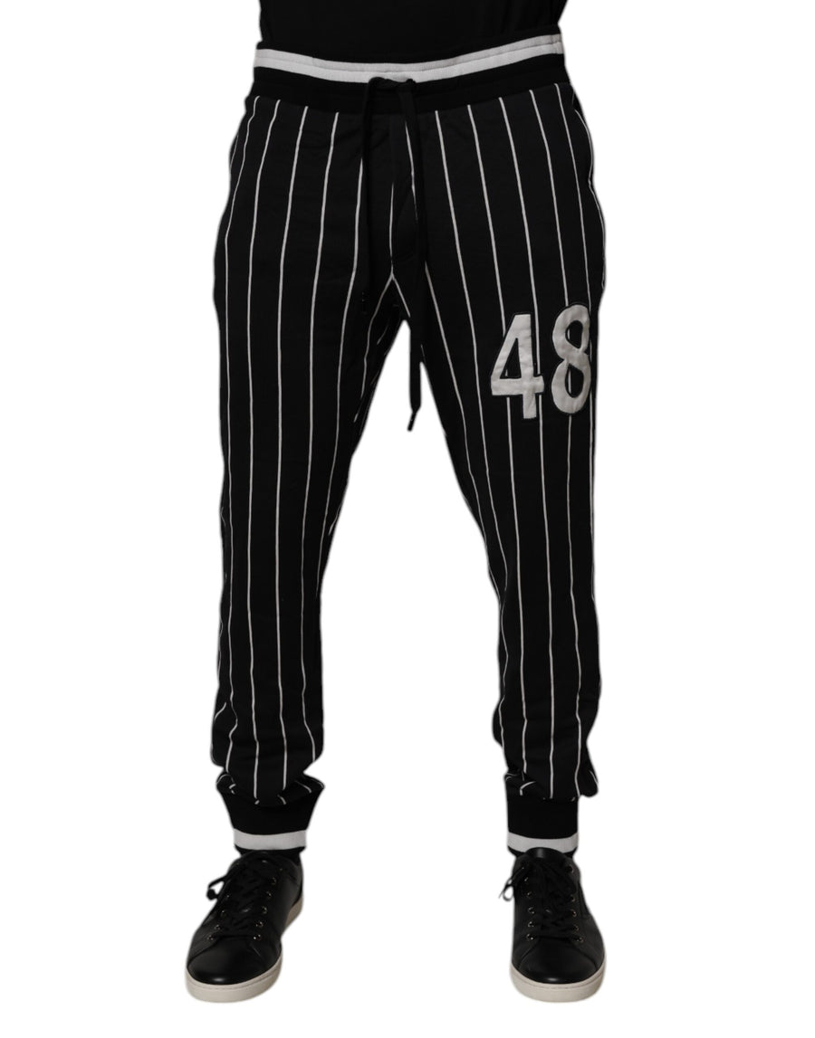 Dolce & Gabbana 100% Cotton joggers in black