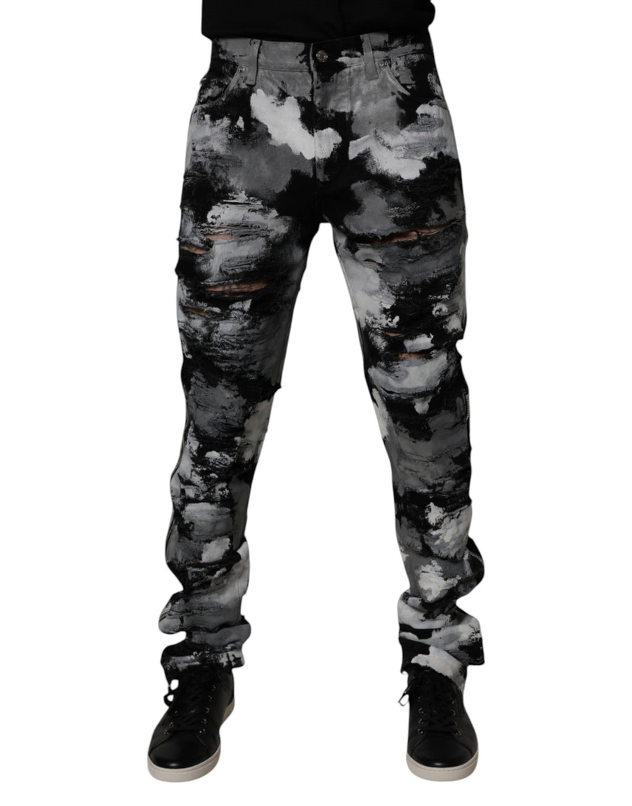 Dolce & Gabbana 100% Cotton jeans in black