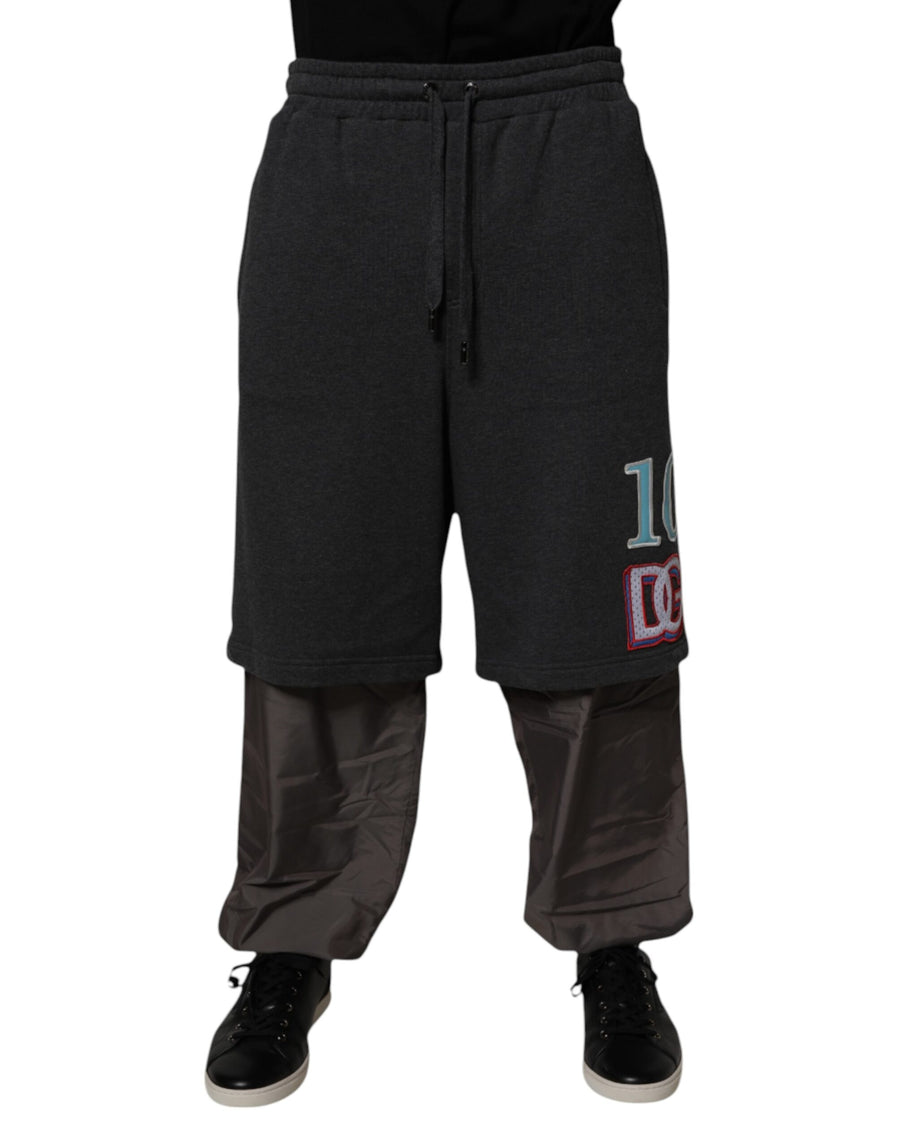 Dolce & Gabbana 90% Cotton joggers in gray
