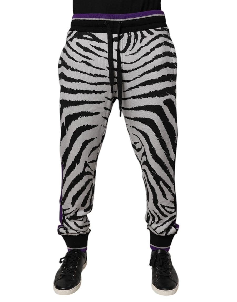 Dolce & Gabbana 100% Cotton joggers in black