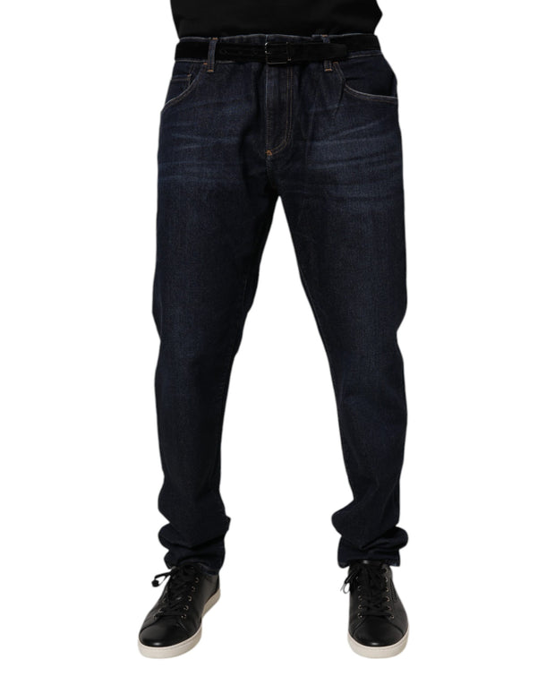 Dolce & Gabbana 98% Cotton 2% Elastane jeans in navy