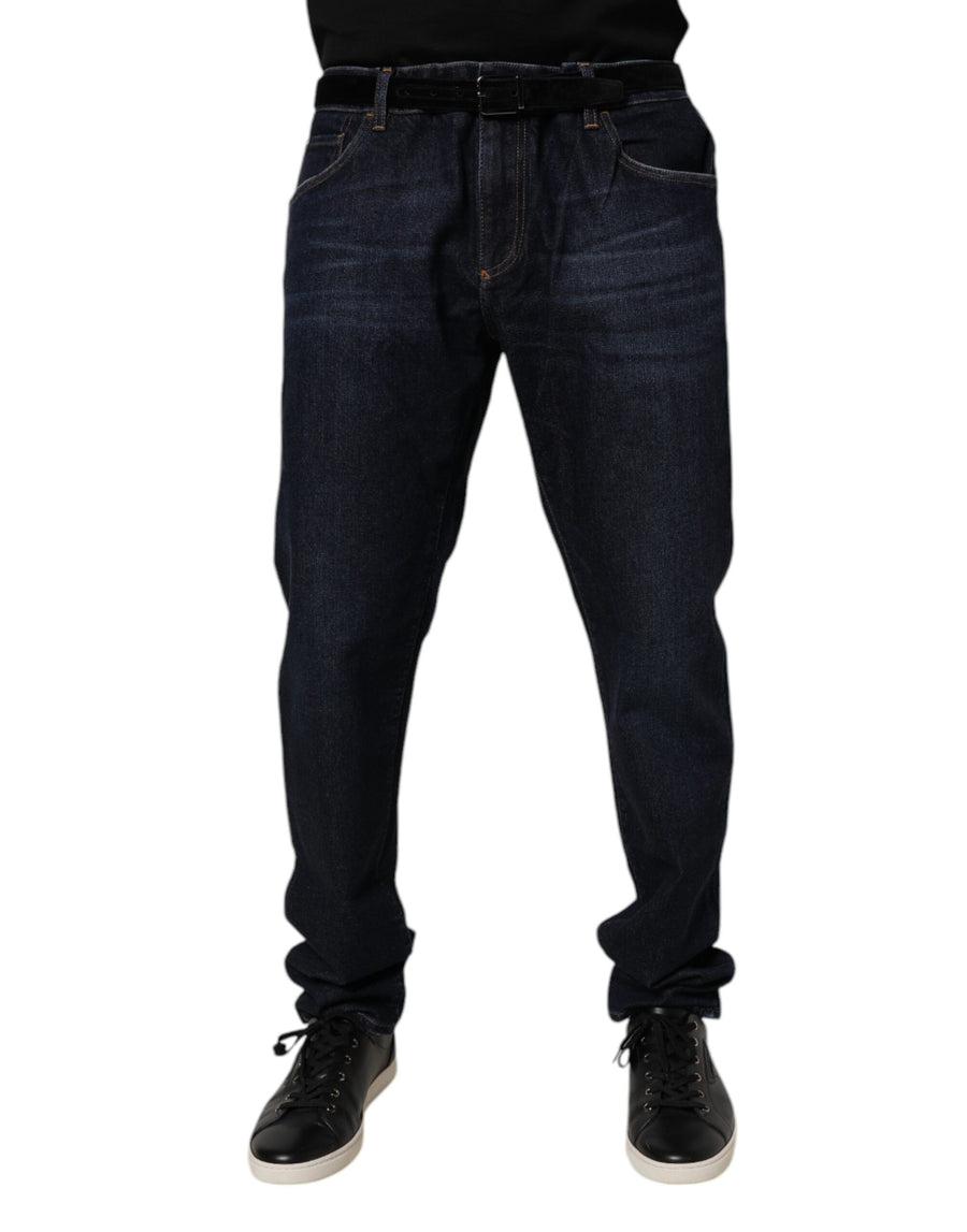 Dolce & Gabbana 98% Cotton 2% Elastane jeans in navy