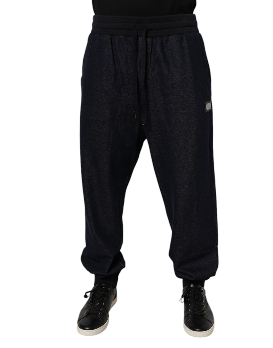 Dolce & Gabbana 82% Cotton 18% Elastane joggers in black
