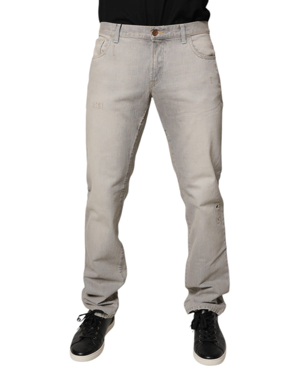 Dolce & Gabbana 100% Cotton jeans in gray