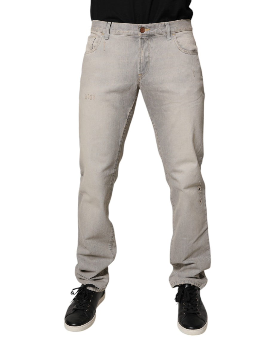 Dolce & Gabbana 100% Cotton jeans in gray