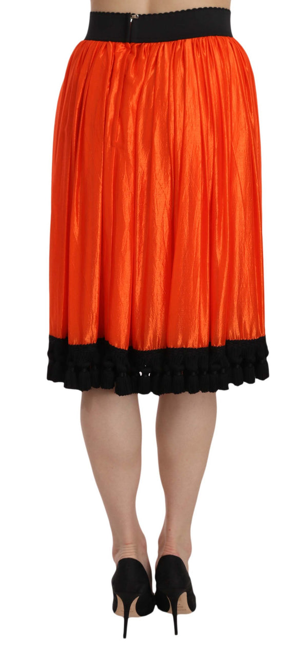 Dolce & Gabbana 84% Nylon skirt in orange