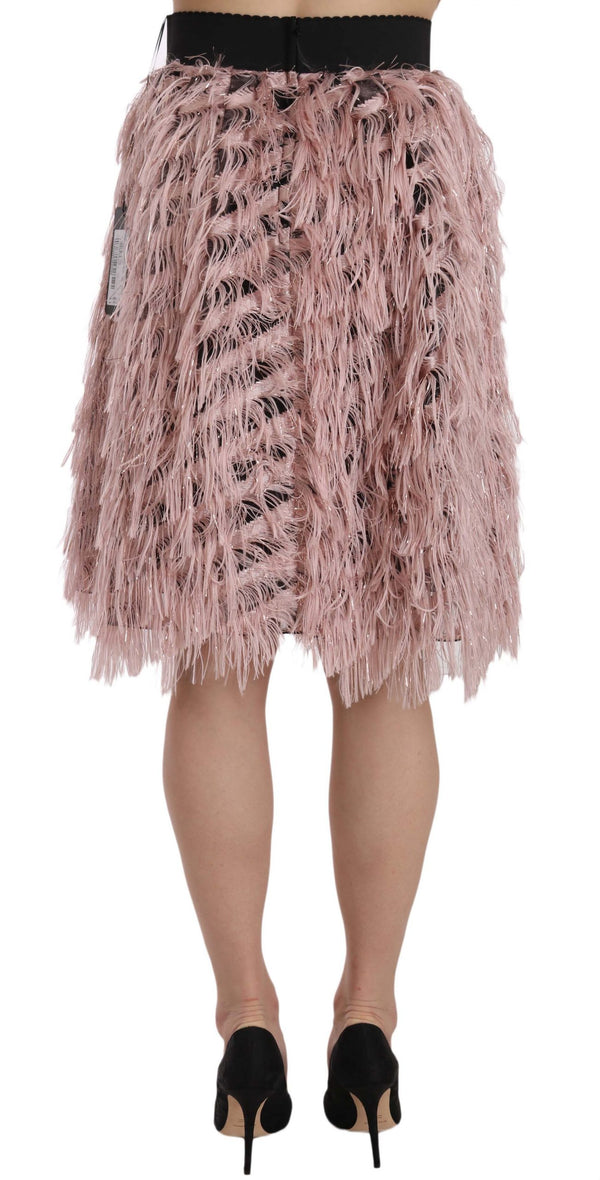 Dolce & Gabbana 84% Polyester skirt in pink