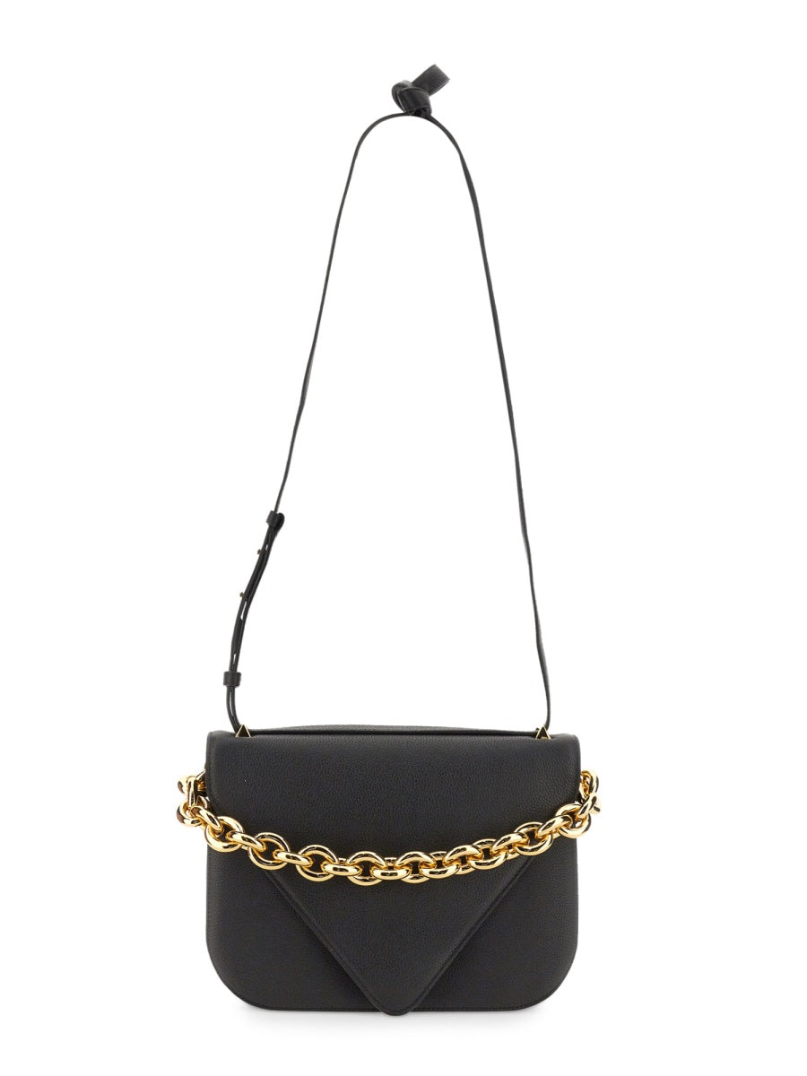Shoulder Bag Mount Black Leather