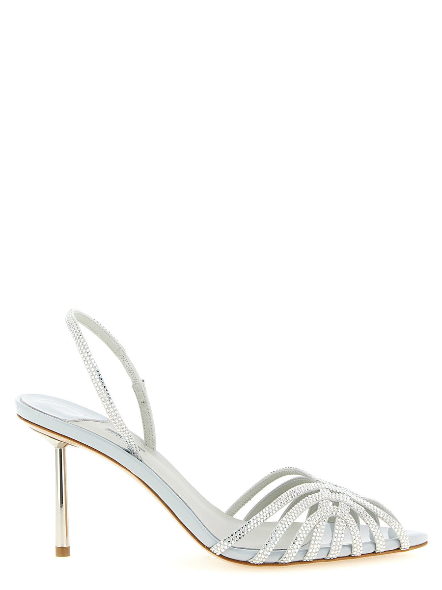 Le Silla Embrace Heel Sandal — White