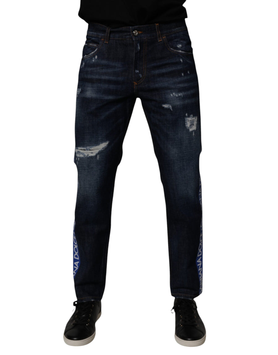 Dolce & Gabbana 90% Cotton 10% Spandex jeans in navy