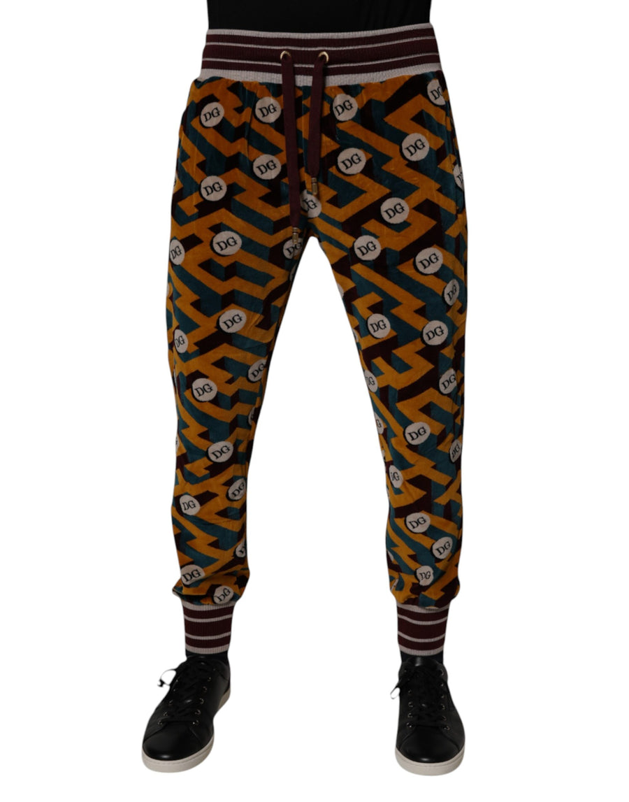 Dolce & Gabbana 88% Cotton 12% Nylon joggers in orange