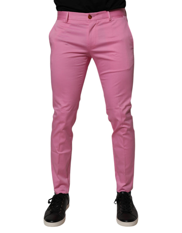 Dolce & Gabbana 98% Cotton trousers in pink