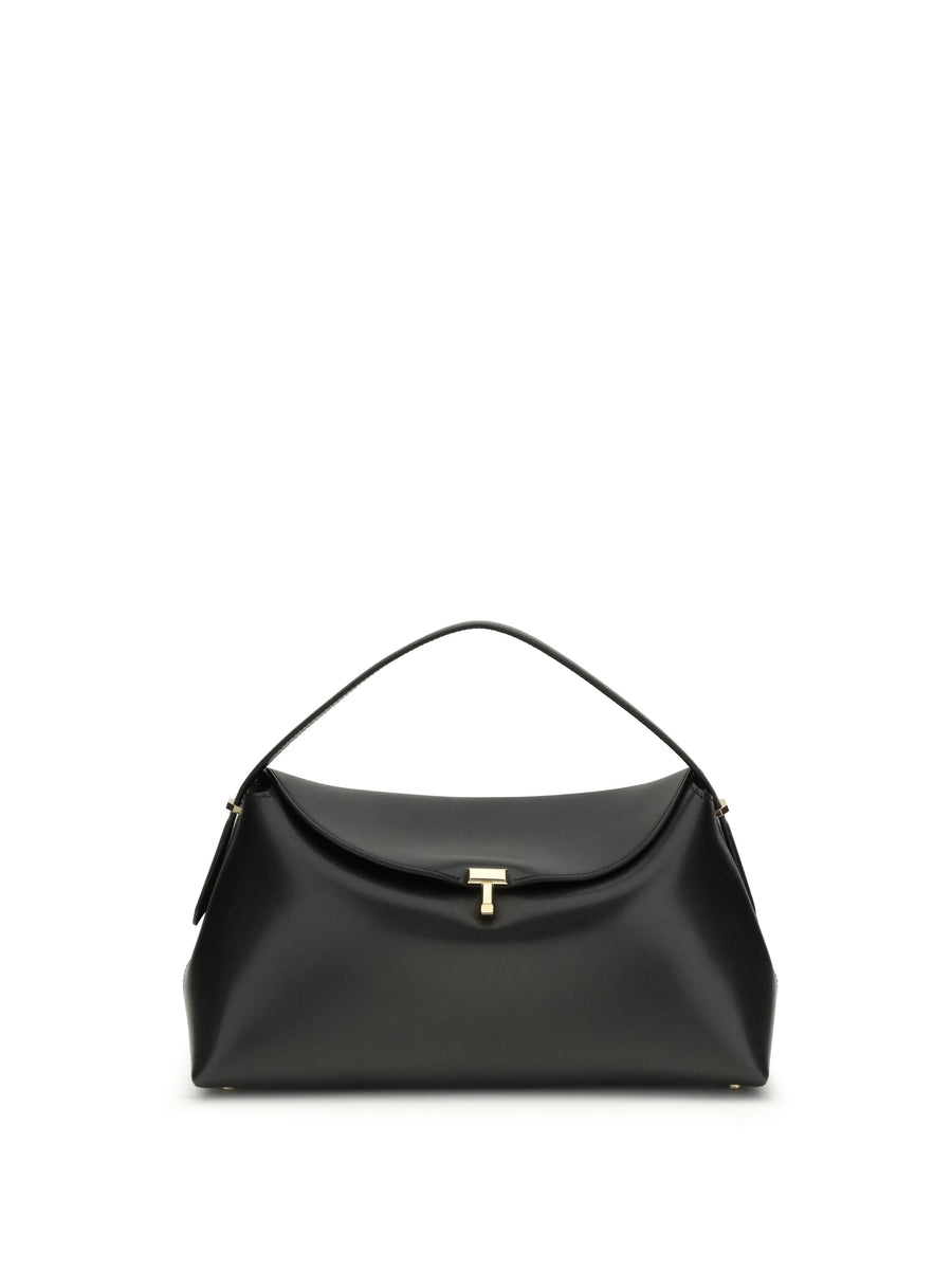 Shoulder Bag T-Lock Black Calf Leather