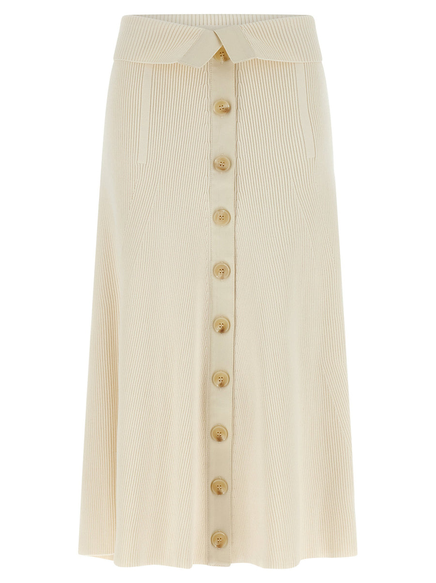 Zimmermann Rebellion Skirt — Cream