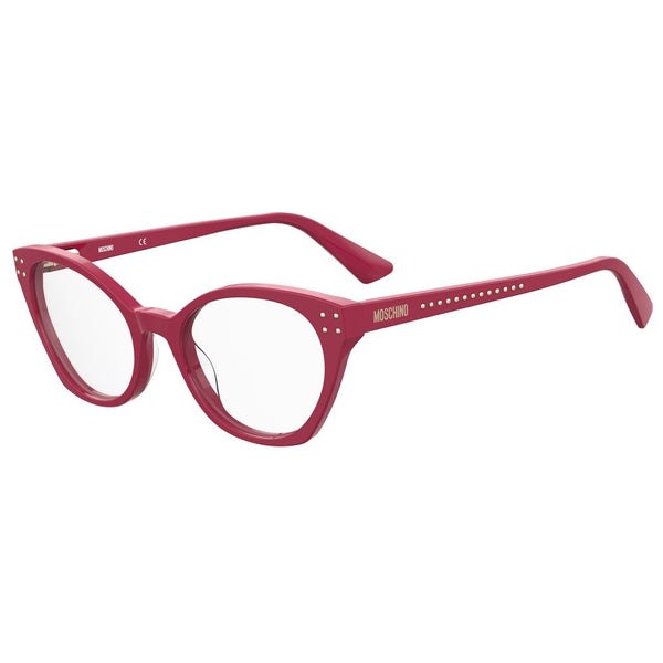 Moschino MOMOS582C9AAC Acetate eyeglasses in burgundy