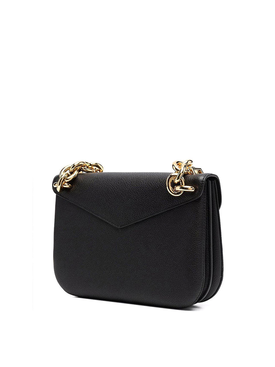 Bottega Veneta Leather shoulder bag in black