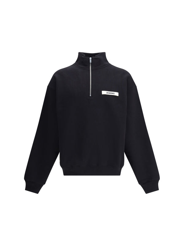 Jacquemus 100% Cotton sweatshirt in black