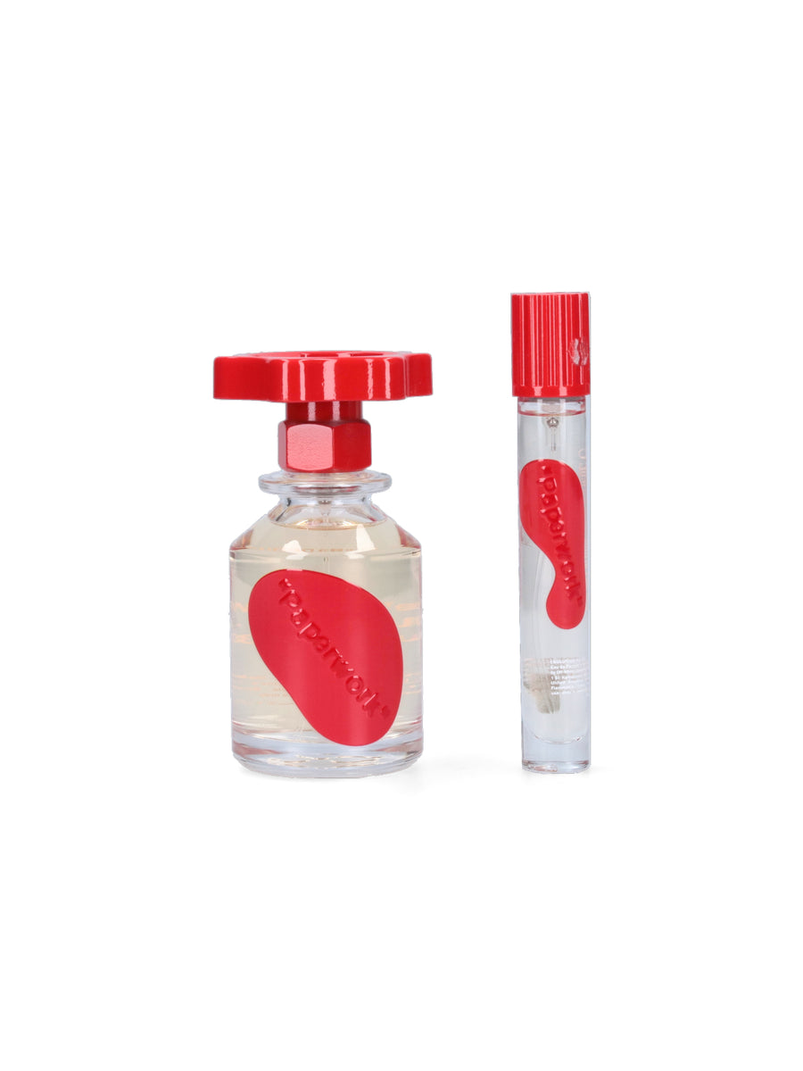 Off-White fragrance set in red