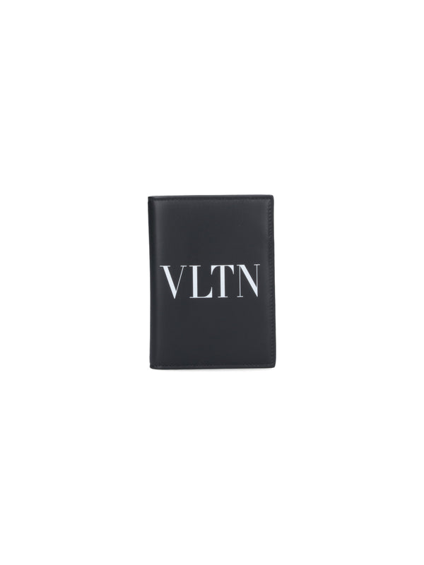 Valentino Garavani 100% leather wallet in black