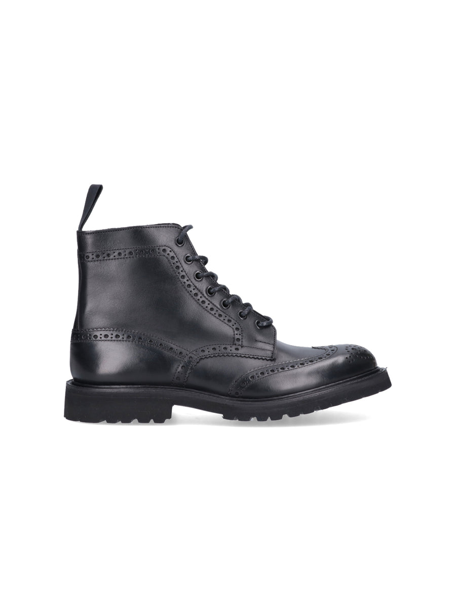 Tricker'S 100% pelle boot in black