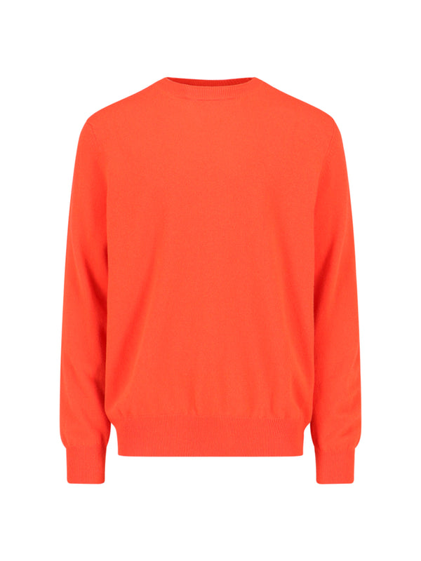 Comme des Garçons 100% wool sweater in orange