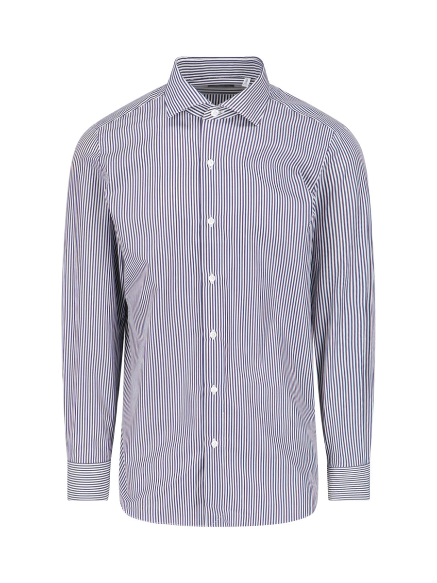 Finamore Milano 100% Cotton shirt in blue