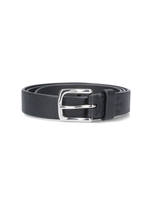 J&M Davidson 100% leather belt in black
