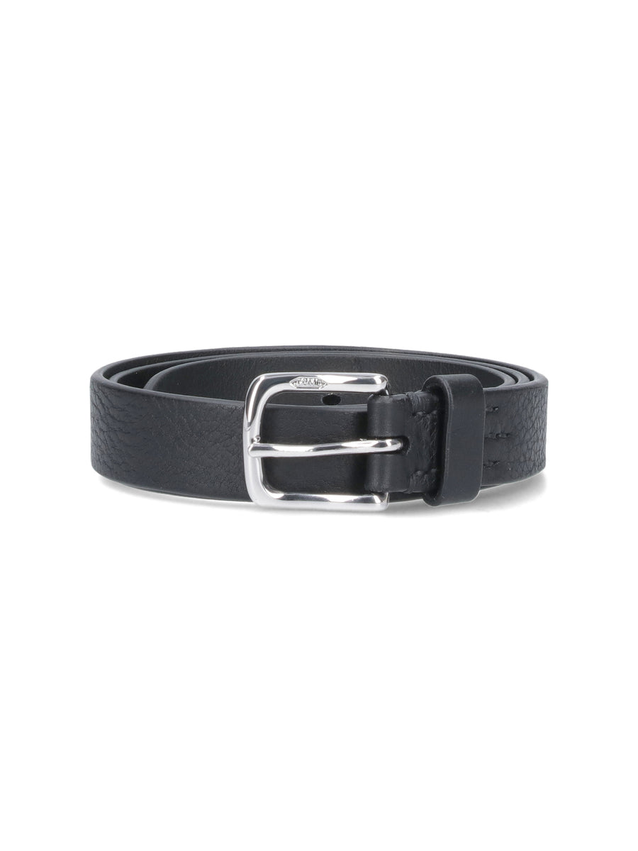 J&M Davidson 100% leather belt in black