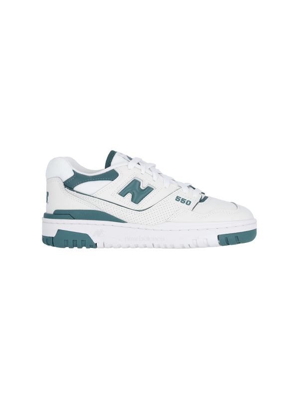 New Balance Leather sneaker in white
