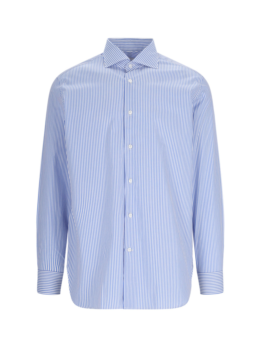 Laboratorio Del Carmine 100% Cotton shirt in blue