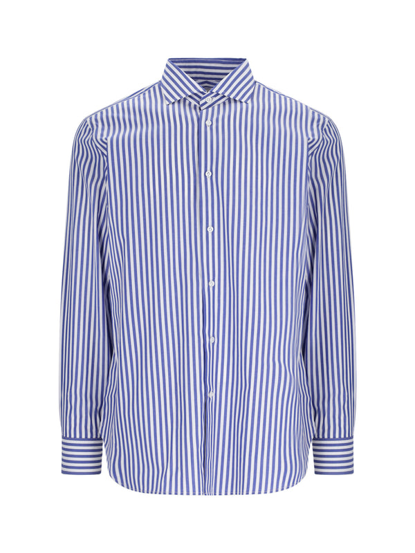 Laboratorio Del Carmine 100% Cotton shirt in blue