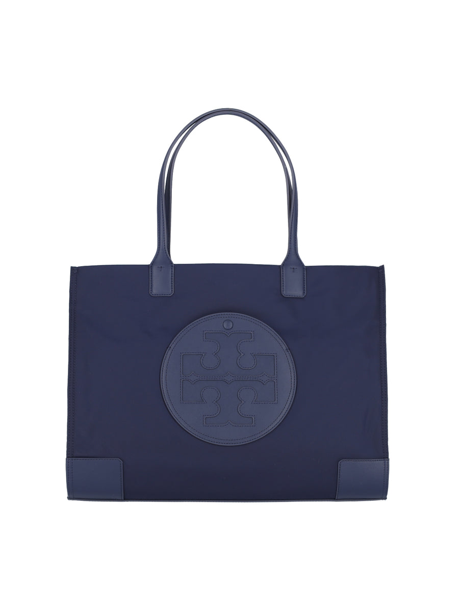 Tory Burch Body: 100% Nylon - Recycled; Trim: 100% Polyurethane; Lining: 100% Polyester - Recycled tote bag in navy
