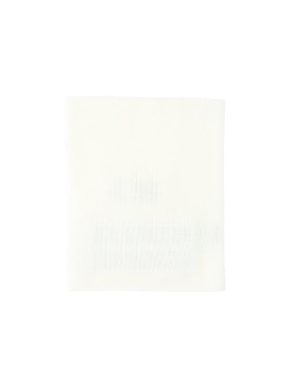 Maison Margiela 100% Wool scarf in white