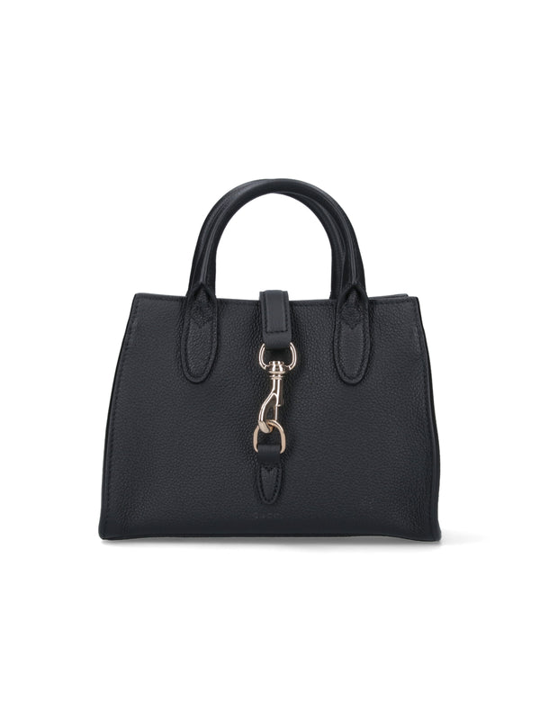 Gucci Calf Skin top handle bag in black