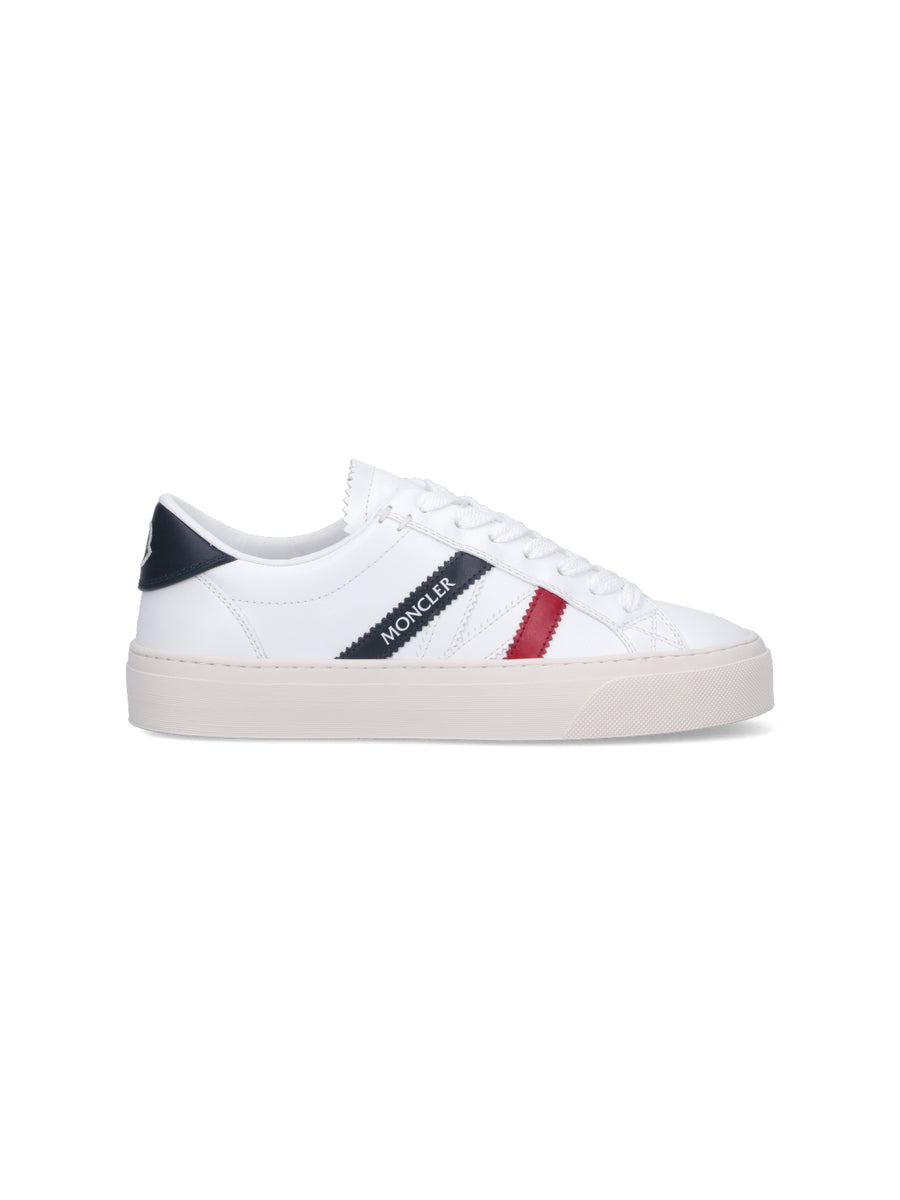 Moncler Upper: 100% Real Leather sneaker in white