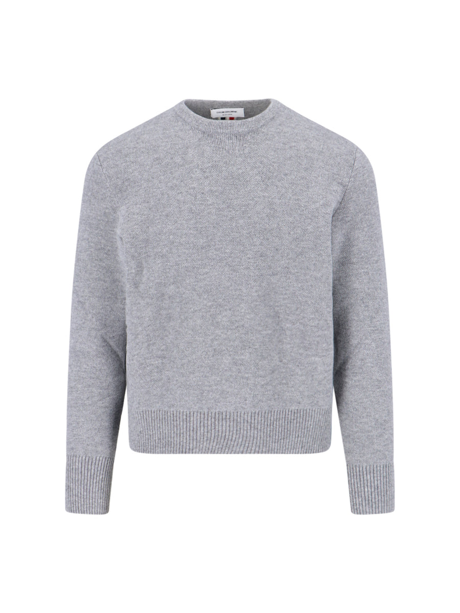 Thom Browne 100% Virgin Wool sweater in gray