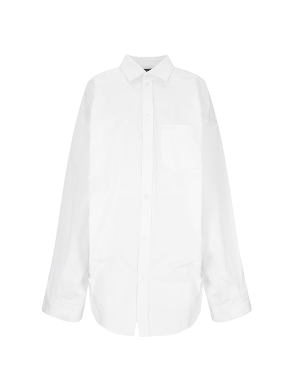 Balenciaga Outer Fabric: 100% Cotton shirt in white